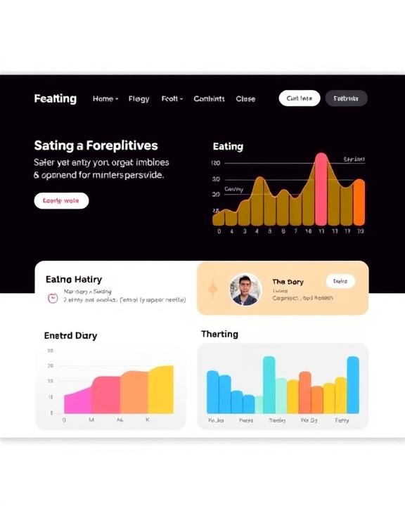 Digital platform for monitoring eating behaviors