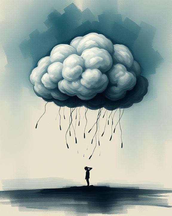 Immagine concettuale di stress cronico