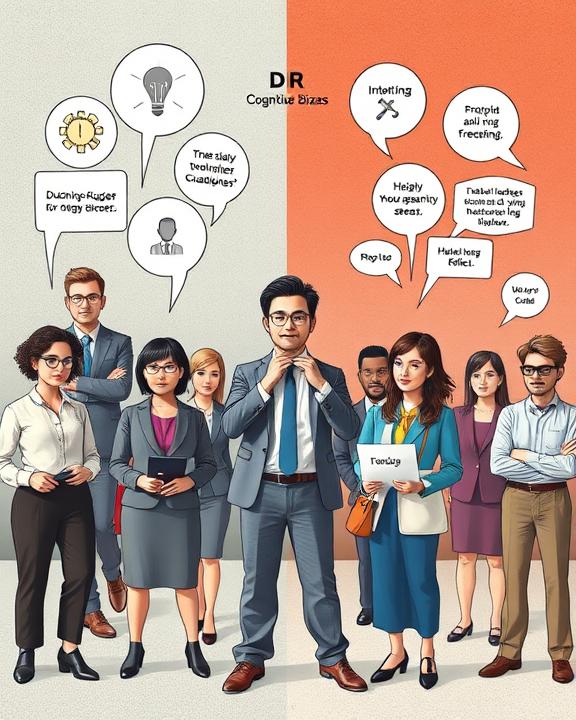 Infographics about cognitive biases and their impact on safety.
