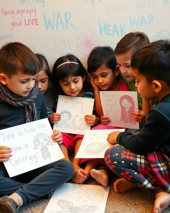 Bambini disegnano