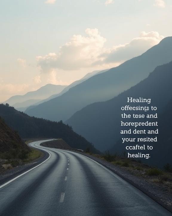 Una strada tra le montagne