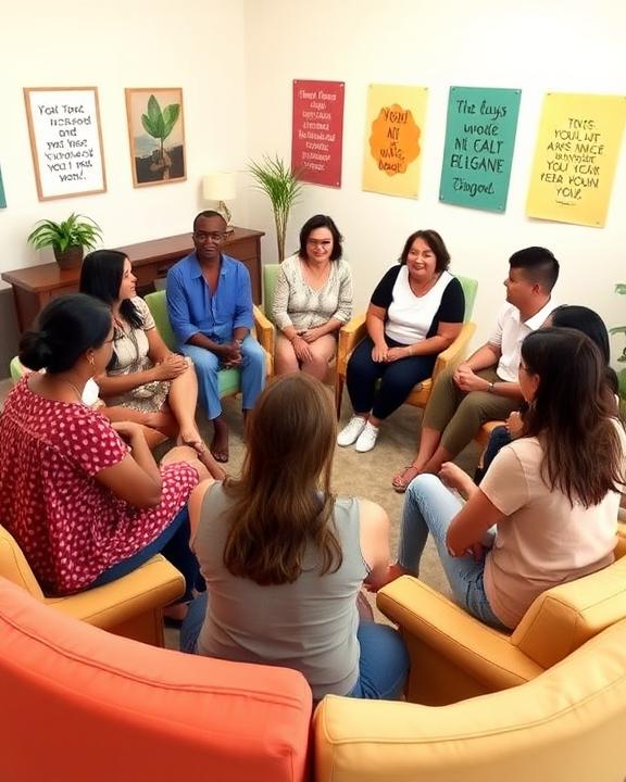 Group of people on chairs