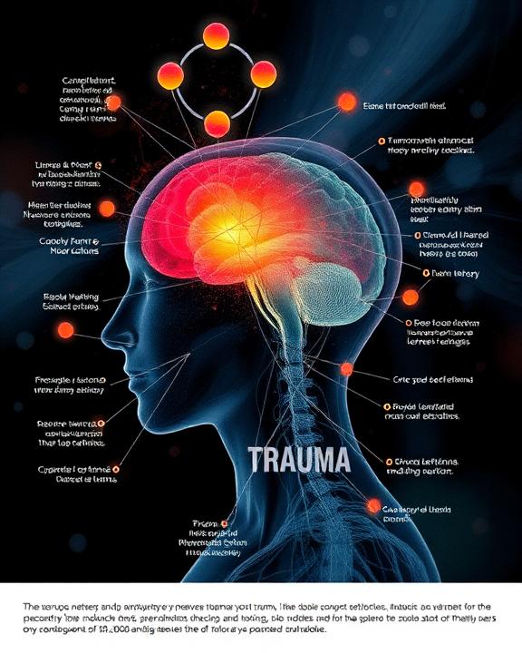Brain activity illustration