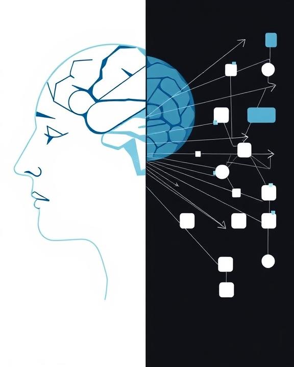 Brain connections visualised