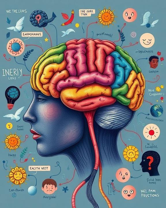 Illustrazione cervello