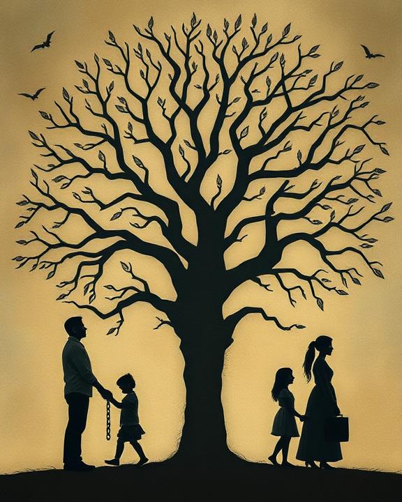 Artistic interpretation of intergenerational transmission of trauma