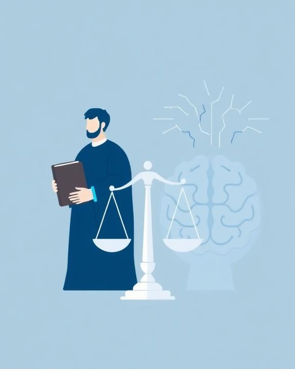 Judge brain cognition image