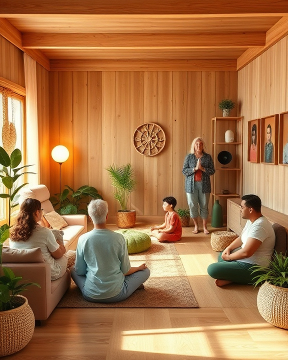 Rappresentazione artistica di una Resilience Room