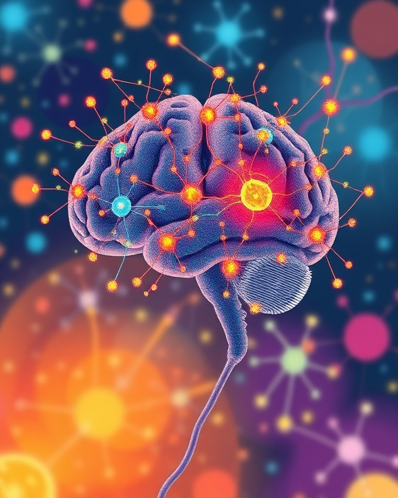 Una rappresentazione schematica del cervello umano.