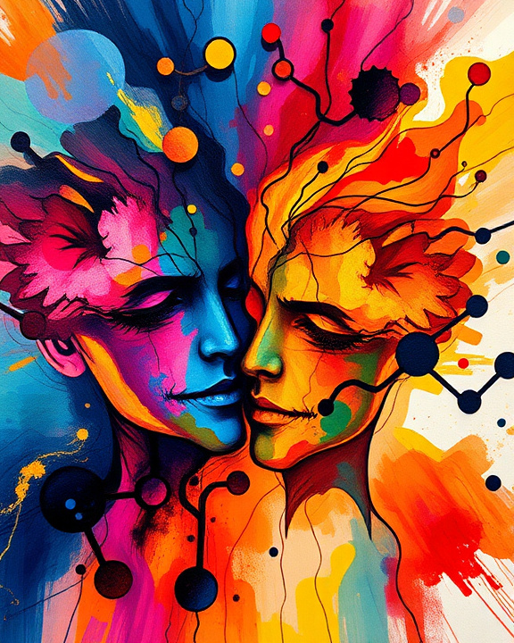 Immagine concettuale rappresentante l'ossitocina