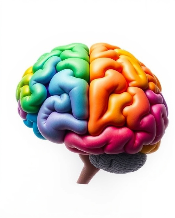 Colorful brain