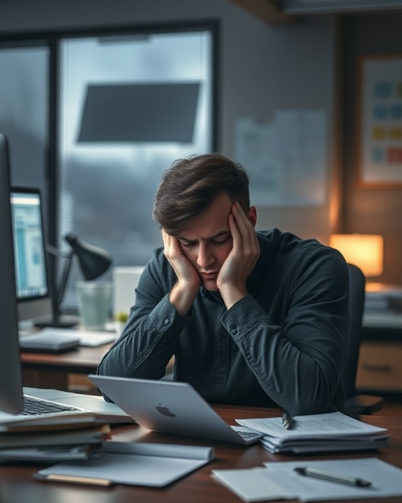 Immagine che rappresenta il burnout e la super-efficienza